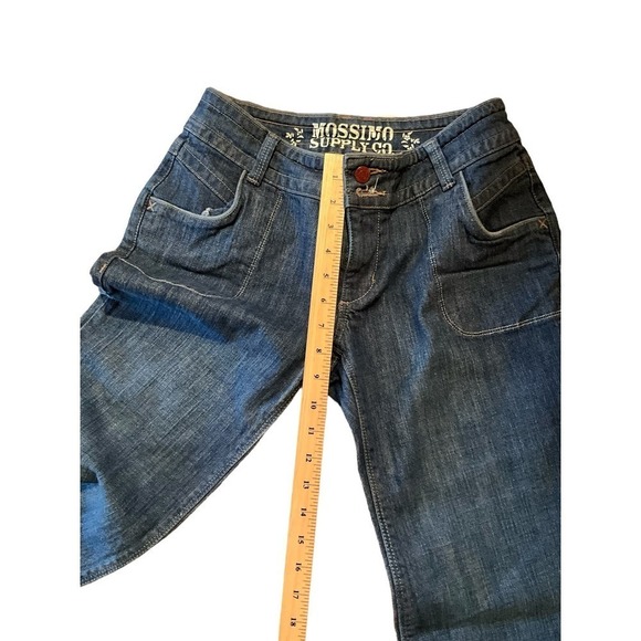 Mossimo Supply Co Jeans Women Size 9 Black Bootcut Leg Low-Rise Dark Wash Cotton - Picture 5 of 7
